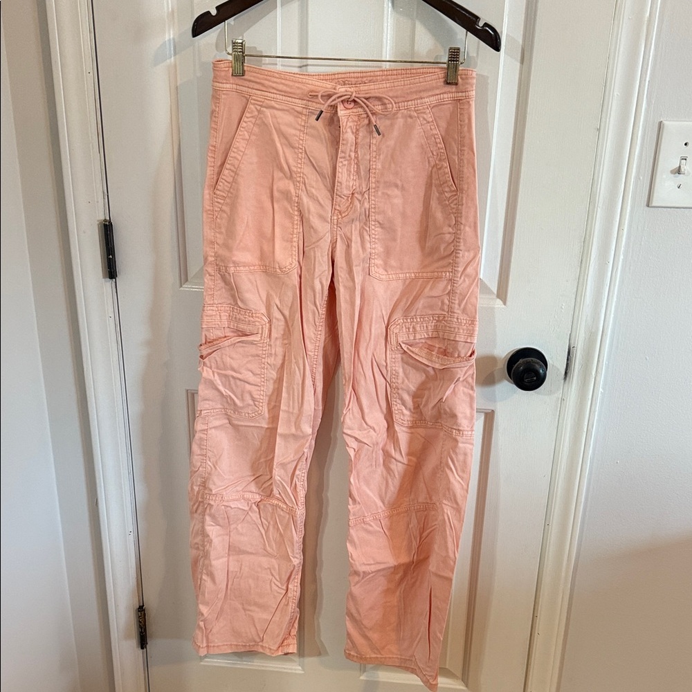 American Eagle Outfitters Pink Wide Leg Pants